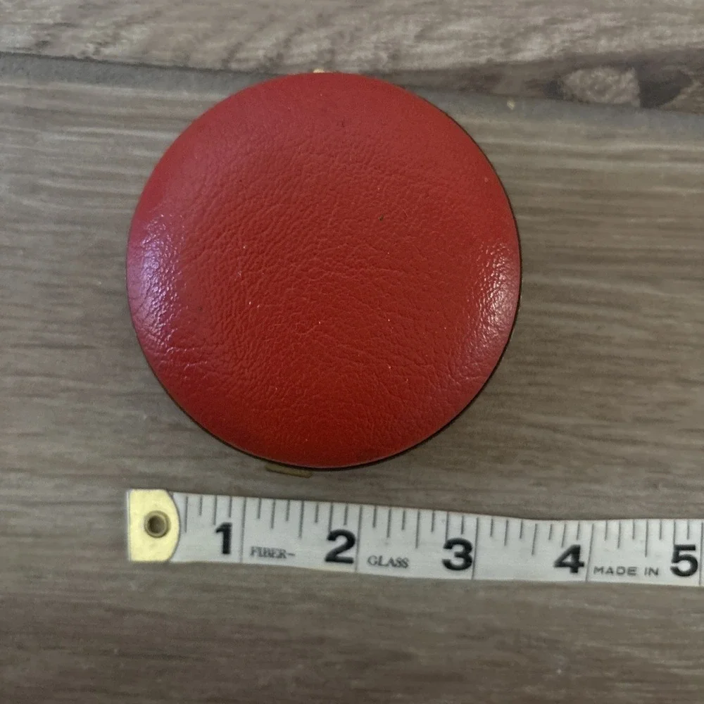 Rare Vintage Red ELGIN Zodiac Clock Pocket Watch Travel Alarm Japan- Not Working